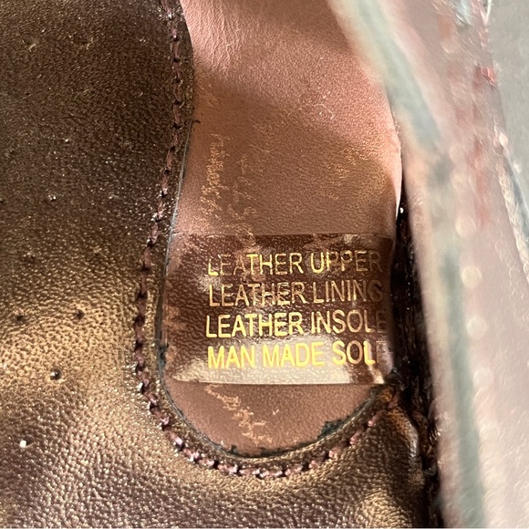 Metallic Brown Cutout Heels - Picture 10 of 12